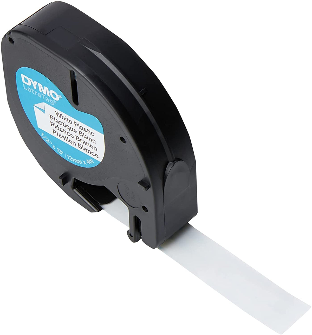 Cinta plástica Dymo letratag 12MM 11338 - Colmenero Shop