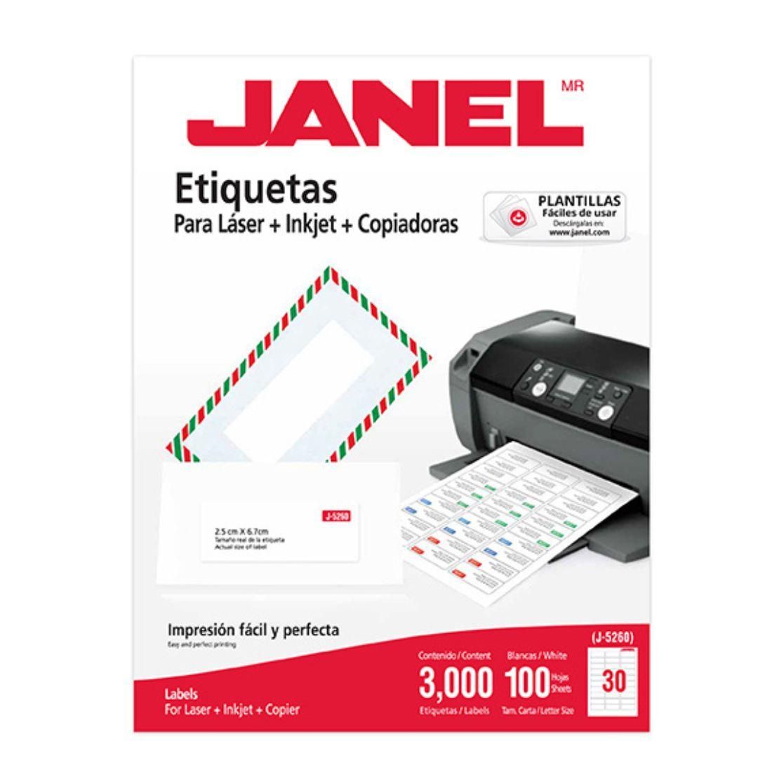 Etiqueta Blanca Janel J-5260 - Colmenero Shop