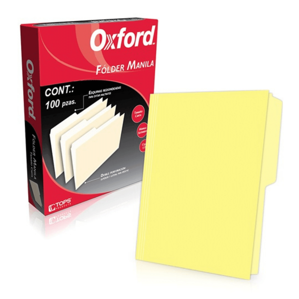 Folder Manila Oxford Tamaño Carta - Colmenero Shop