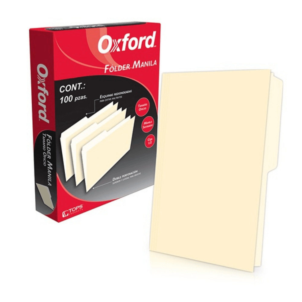 Folder Manila Oxford Tamaño Carta - Colmenero Shop