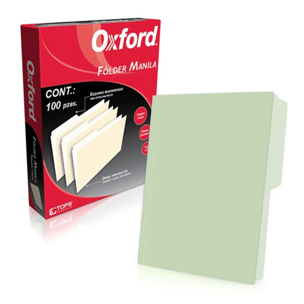Folder Manila Oxford Tamaño Carta - Colmenero Shop