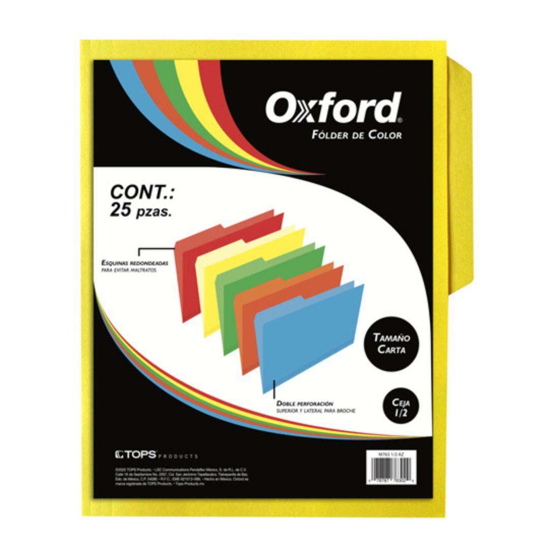 Folder Oxford Carta Color C/25 - M763AM Colmenero Shop