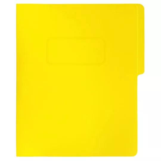 Folder tamaño carta amarillo intenso Fortec