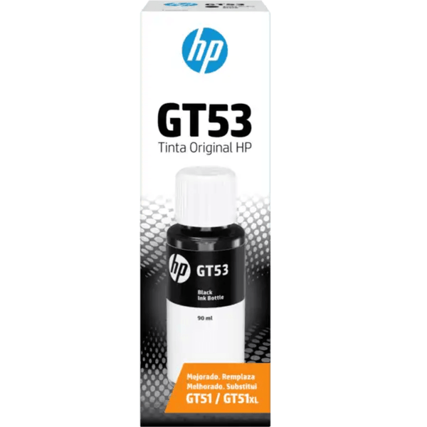 Botella de Tinta HP GT53  Color Negro