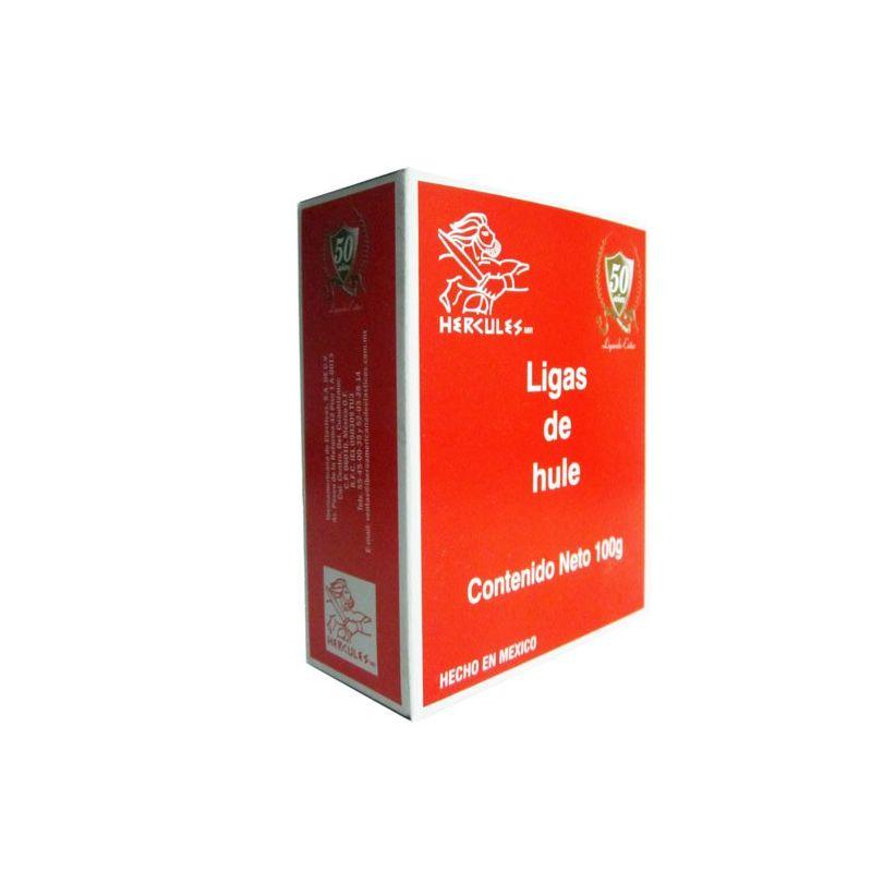Liga de hule Hércules N° 18 caja 100 gr - Colmenero Shop