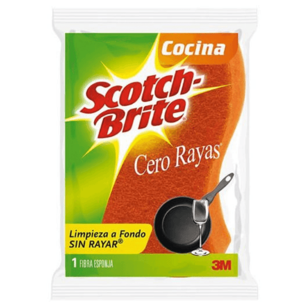 Fibra naranja Scotch-Brite, chica