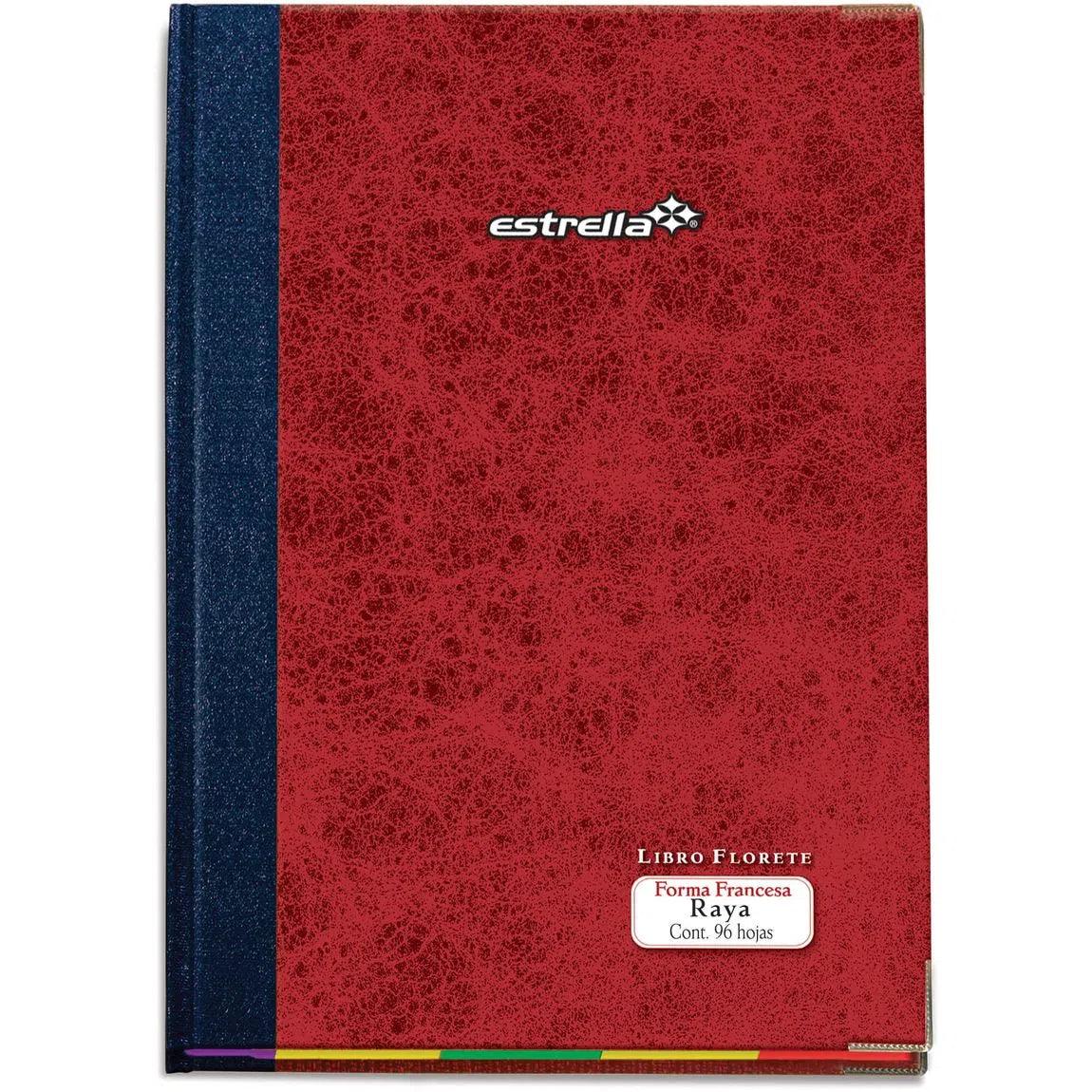 Libro Florete Forma Francesa 96 Hojas | Rayado Profesional | Colmenero.shop