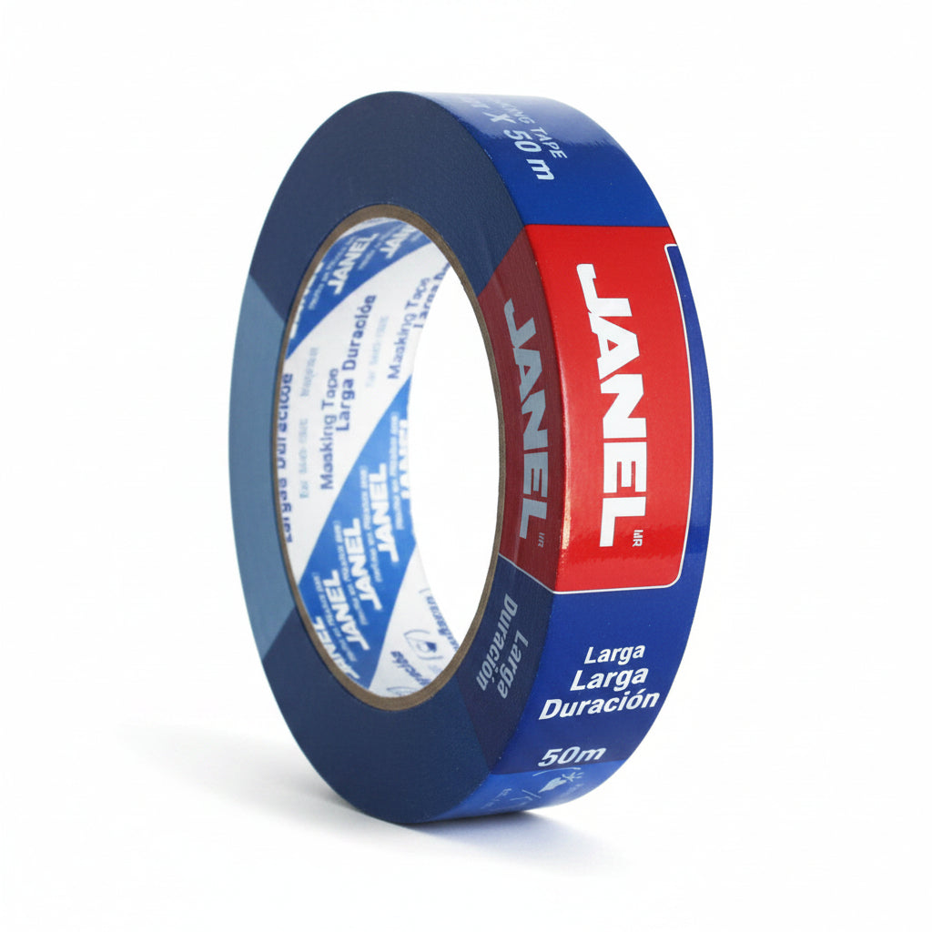 Masking Tape Janel 230 Azul | 24mm x 50m | Pintura Profesional