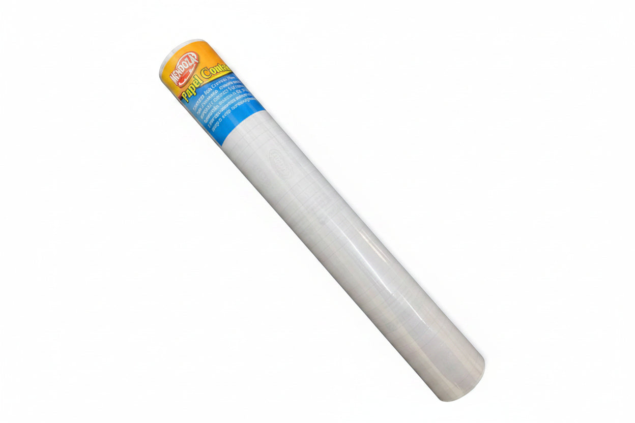 Mica Adherible Transparente Mendoza PA-20 45cm x 20m Rollo
