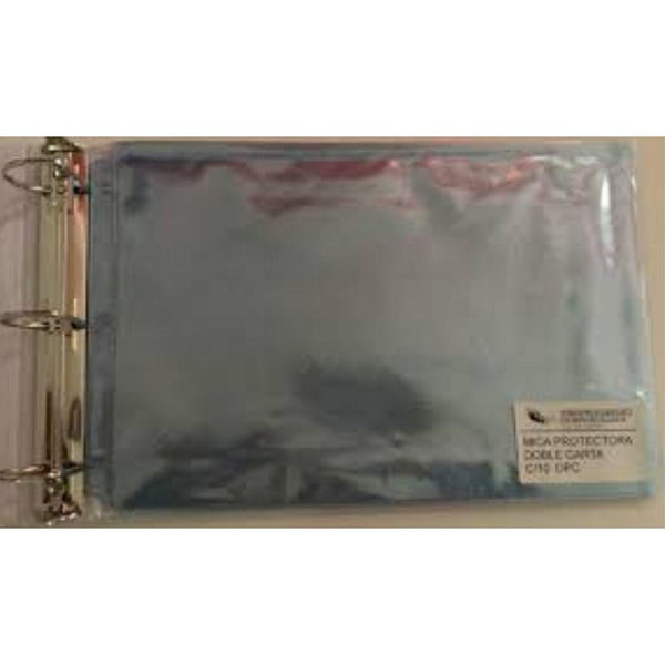 Protector de hojas doble carta DPC C/10 Tabloide