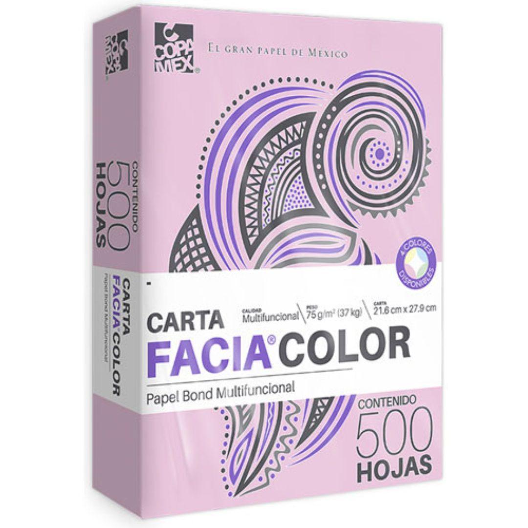 Papel Facia Color ROSA Tamaño Carta - Colmenero Shop