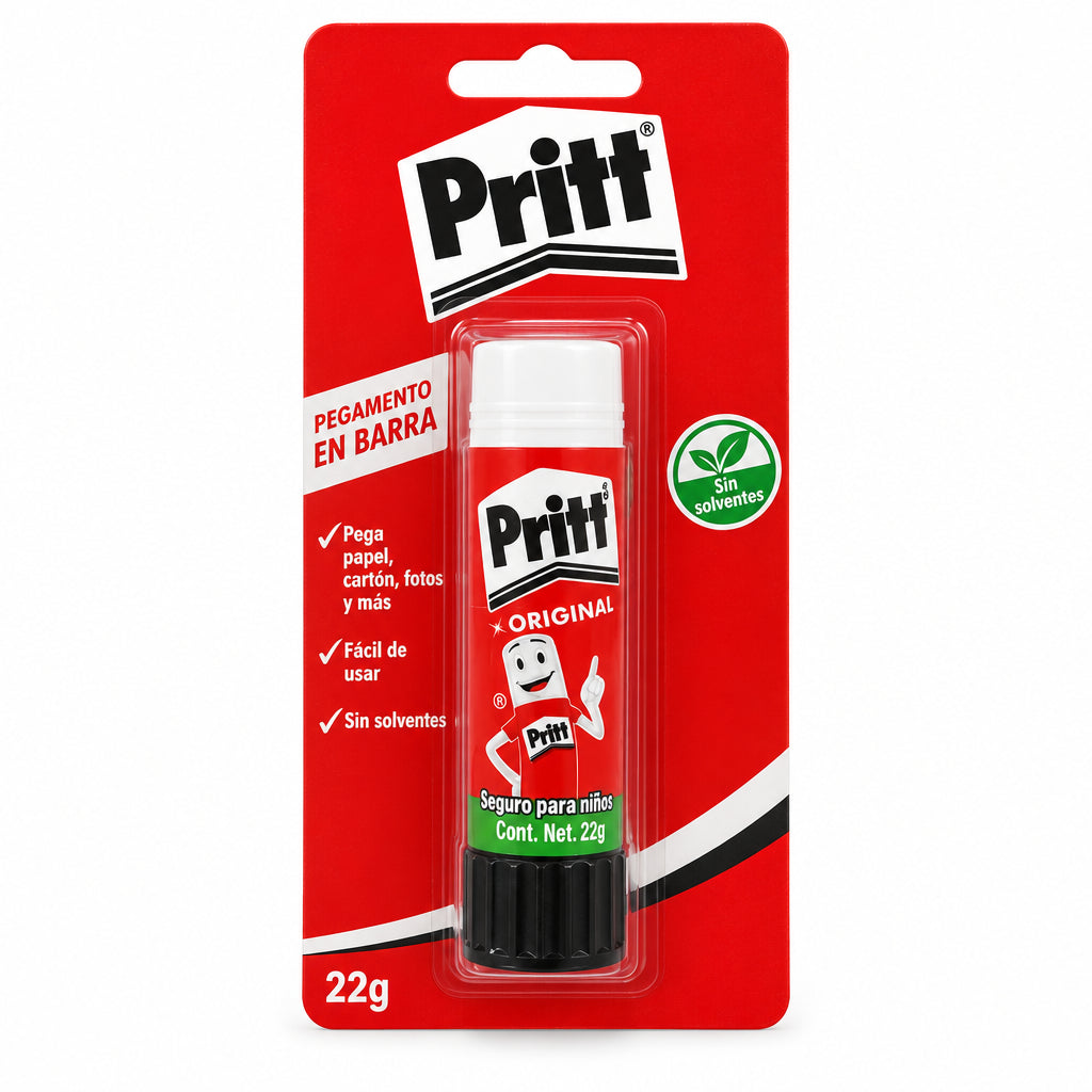 Lápiz Adhesivo Pritt 22 g | Pegado Limpio y Seguro- Colmenero Shop