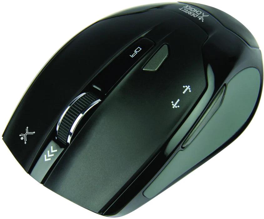 Mouse Perfect Choice Inalámbrico Negro PC-044178 - Colmenero Shop