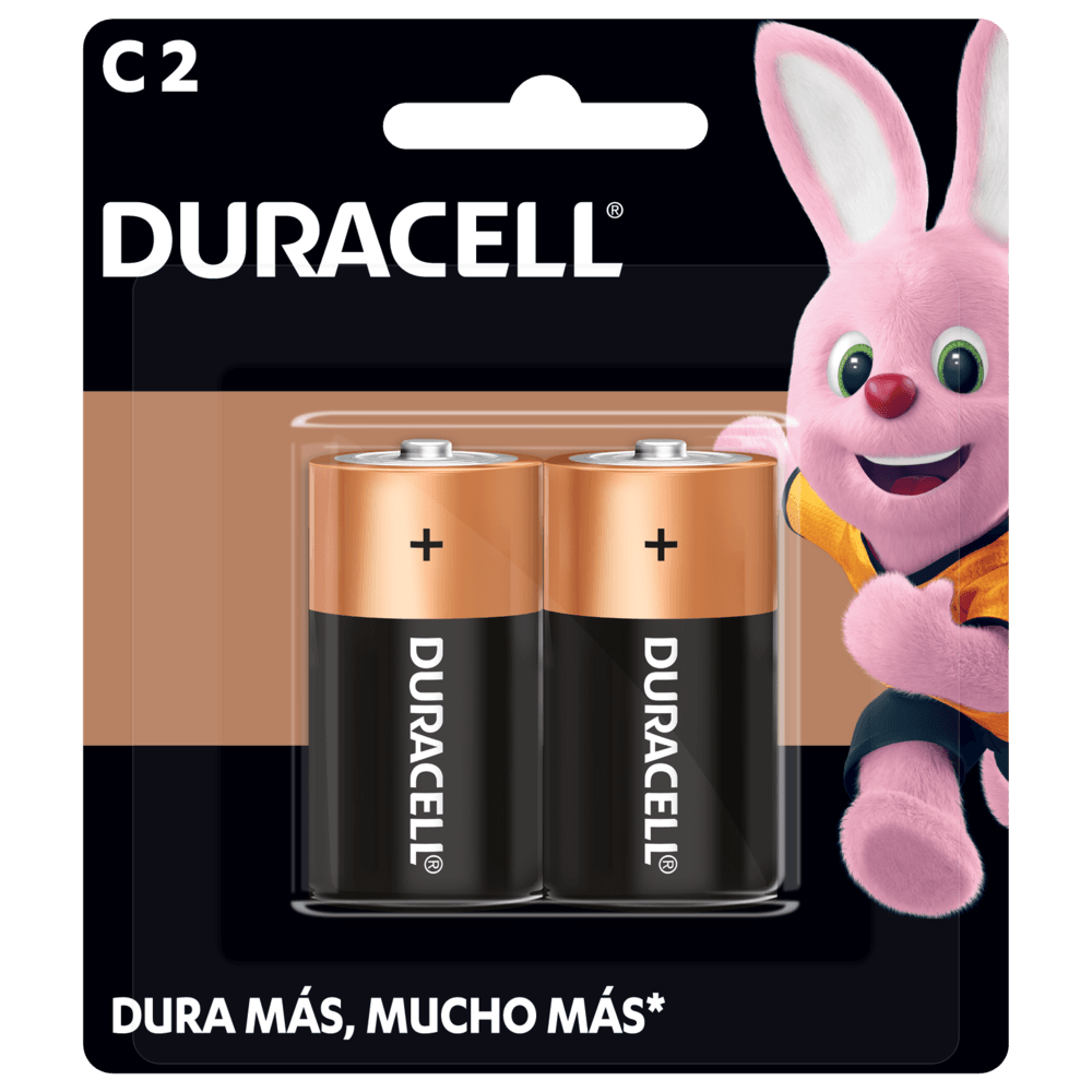 Pila Duracell Alcalina C 2 PZ - Colmenero Shop