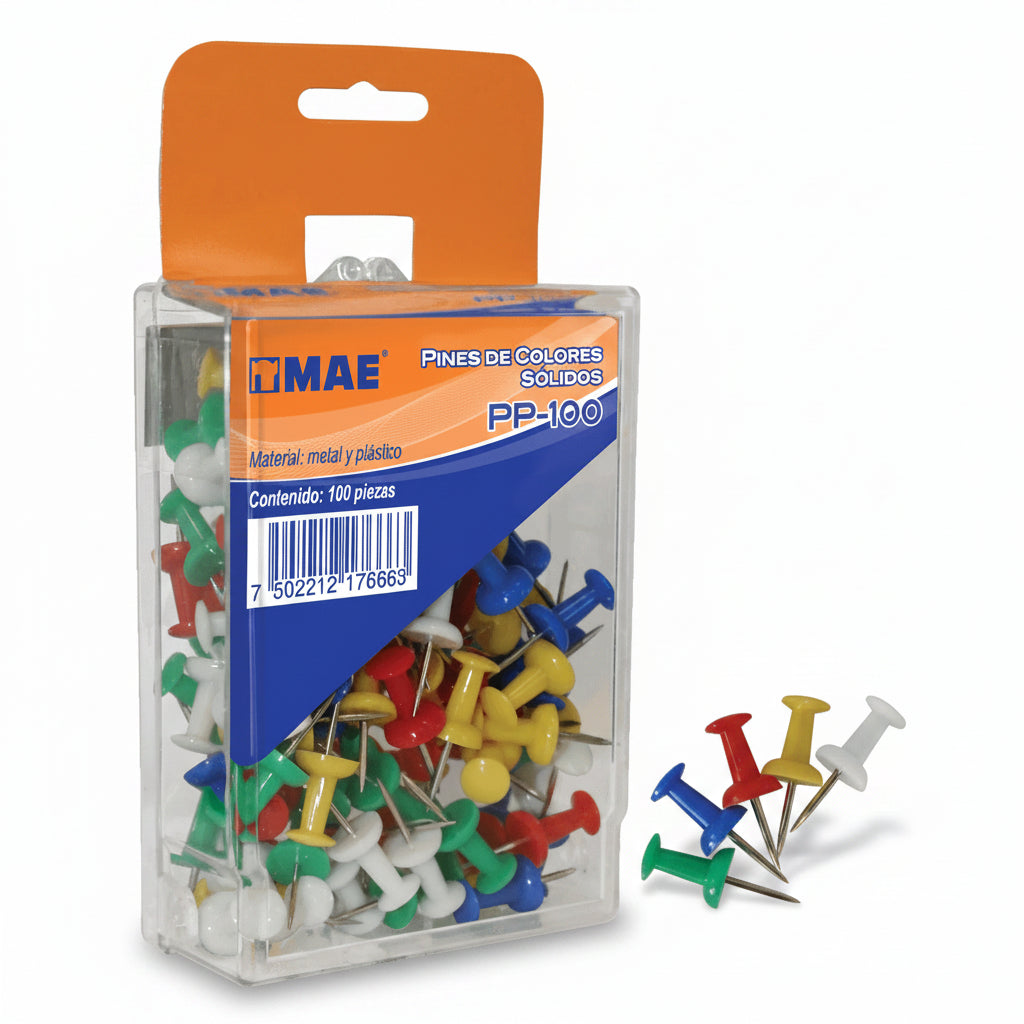 Pines de colores Mae (push pins) PP-100 - Colmenero Shop