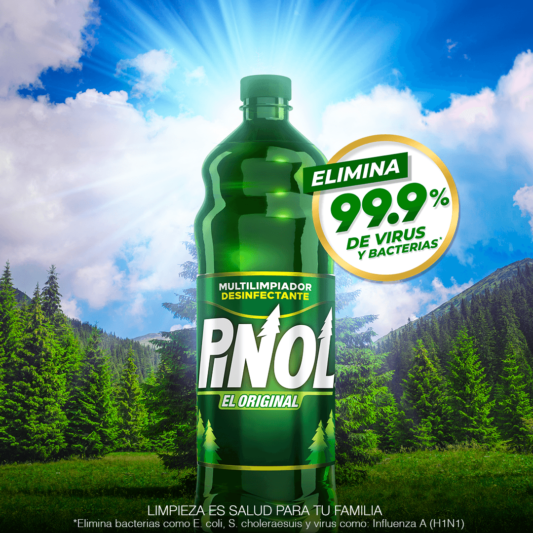 Limpiador Pinol aroma pino 828 ml - Colmenero Shop