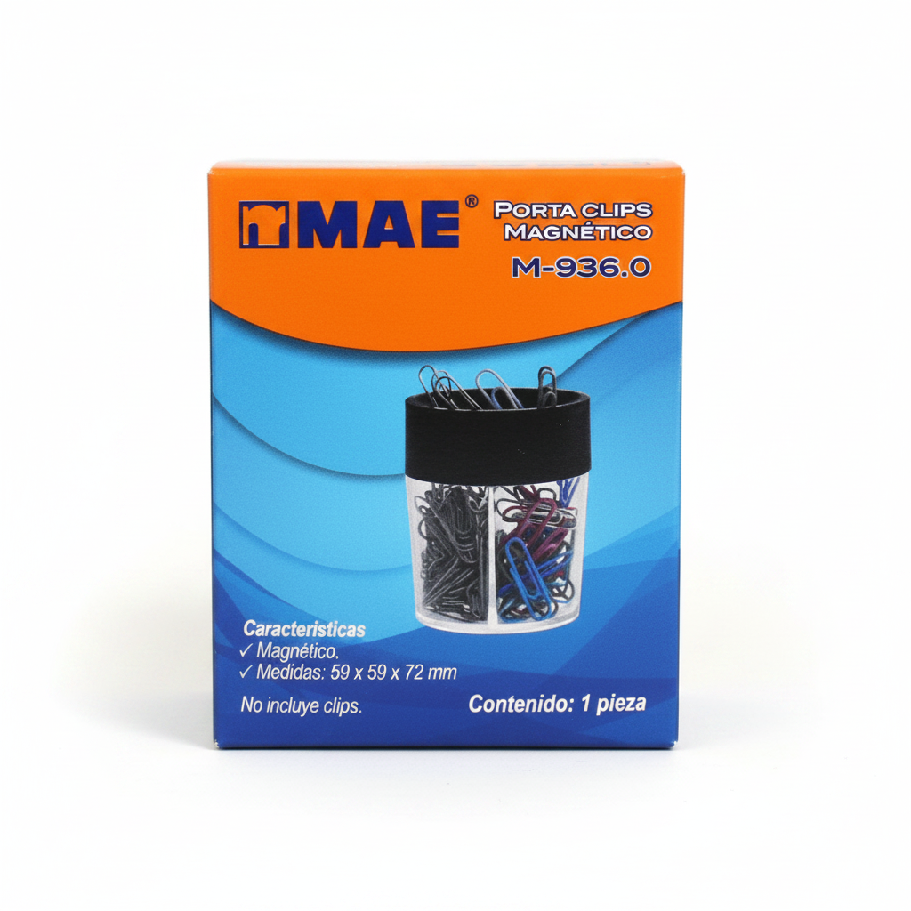 Porta Clips Magnético Mae M-936 – 59 x 59 x 72 mm - Colmenero Shop