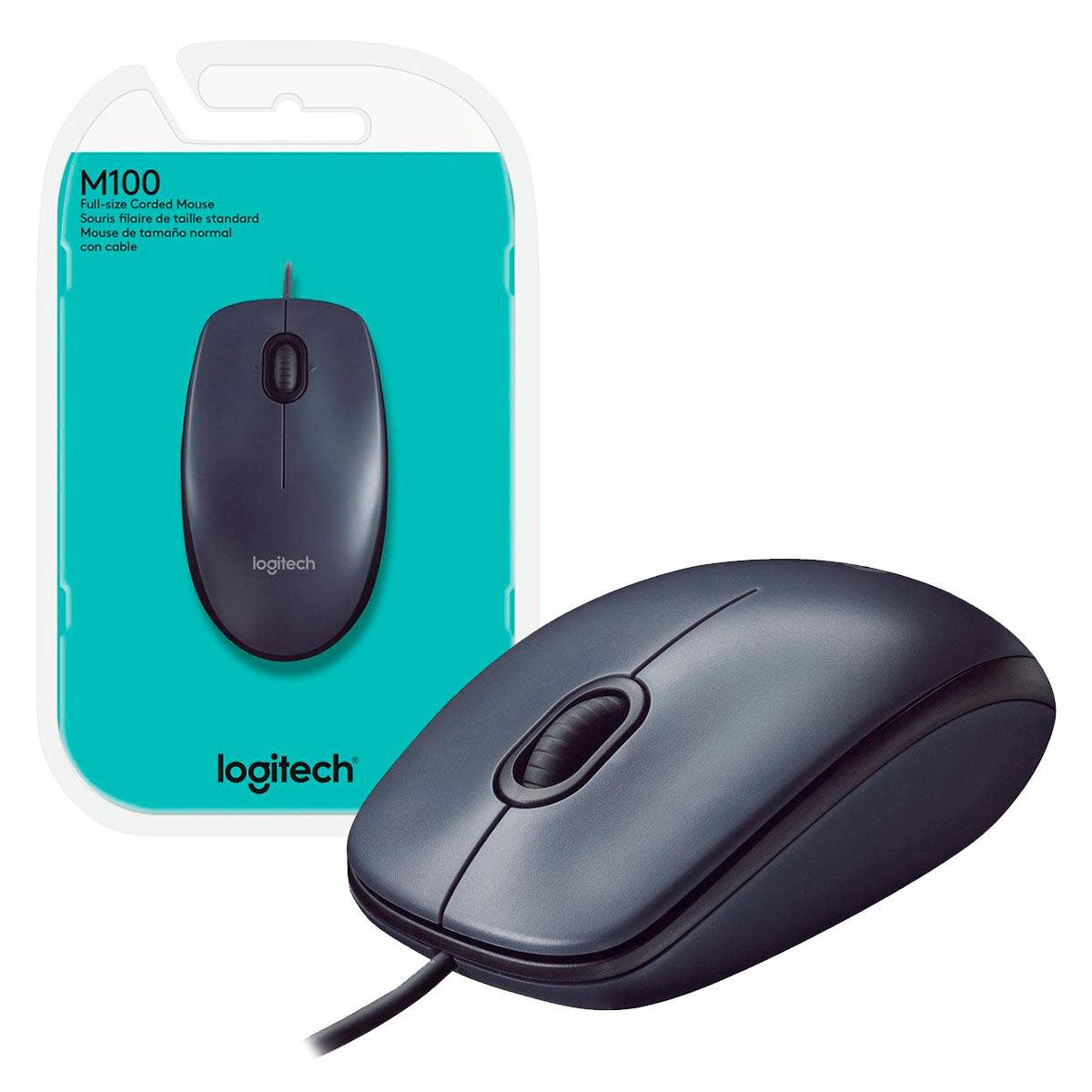 Mouse alámbrico M100 Logitech - Colmenero Shop
