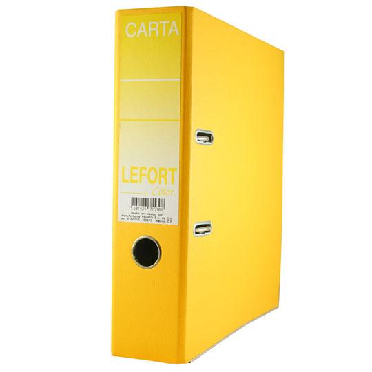 Registrador Lefort Carta Color Amarillo- Colmenero Shop