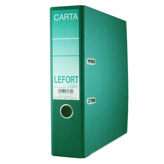 Registrador Lefort Carta Color Verde- Colmenero Shop