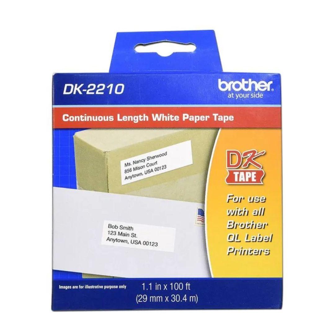 Cinta Etiquetadora Brother DK2210 29mmx30.4m - Colmenero Shop