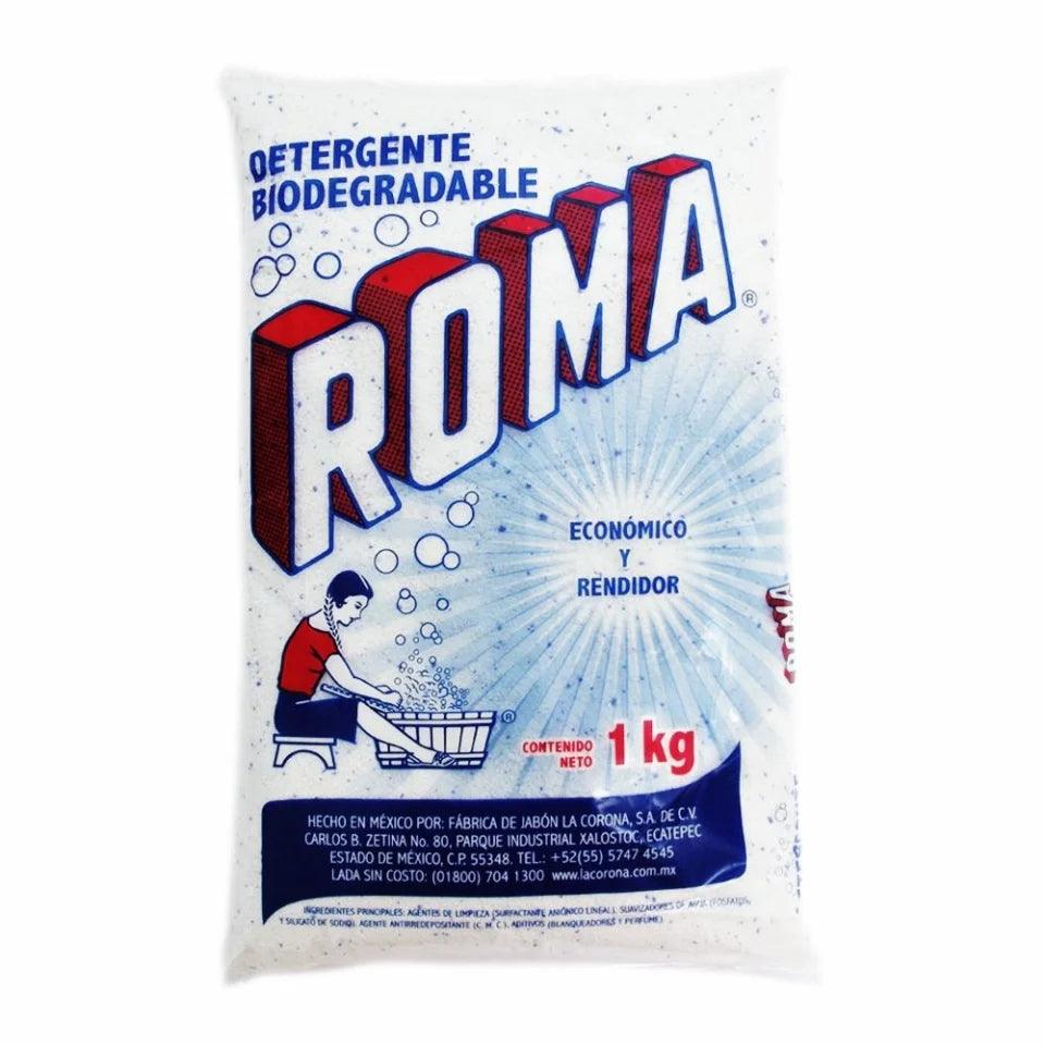 Detergente en polvo roma bolsa 1kg - Colmenero Shop