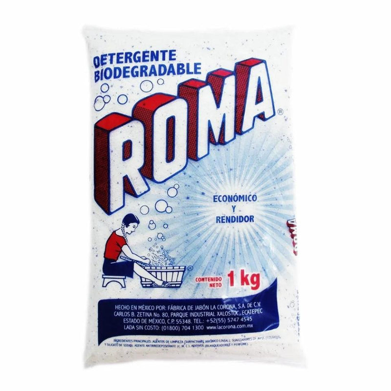 Detergente en polvo roma bolsa 1kg