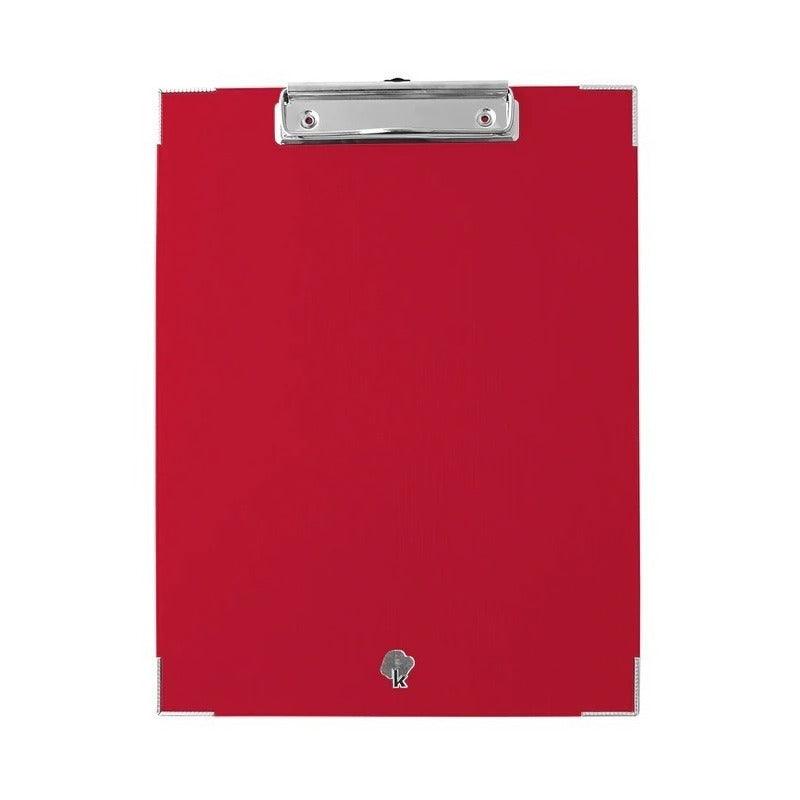Tabla Agarrapapeles PVC Tamaño Carta Negra Roja Blanca | Mayoreo