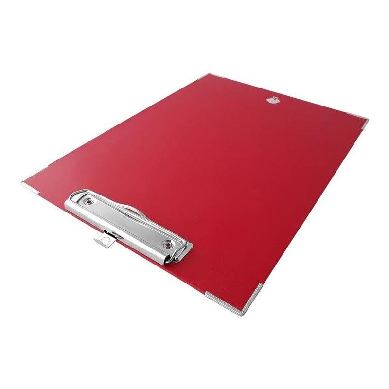 Tabla Agarrapapeles PVC Tamaño Carta Negra Roja Blanca | Mayoreo