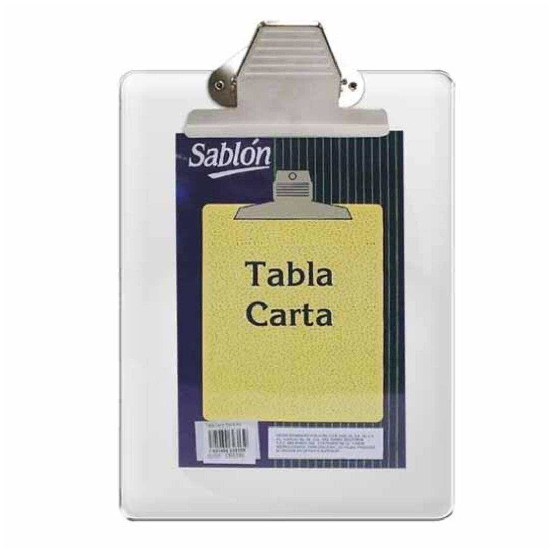 Tabla Acrilica Tamaño Carta Cristal 2313cr - Colmenero Shop