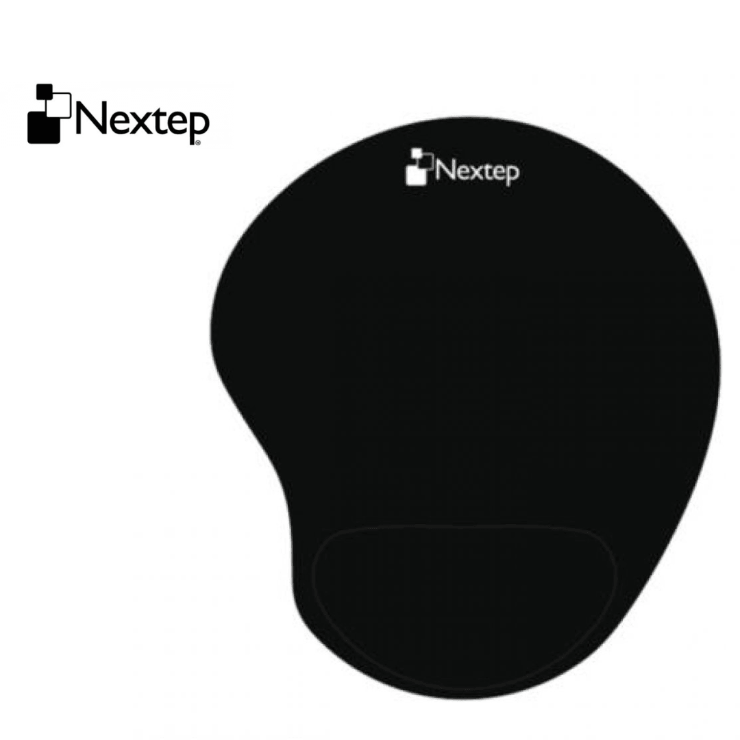 Mouse Pad de Gel Nextep Ergonómico Negro - Colmenero Shop