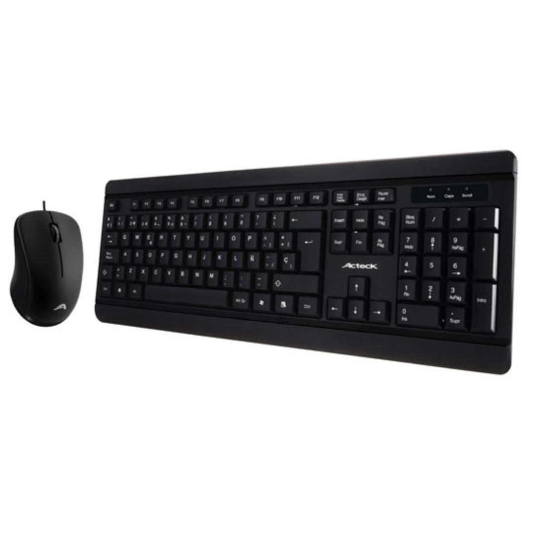 Kit teclado y mouse alámbrico Acteck 916639 - Colmenero Shop