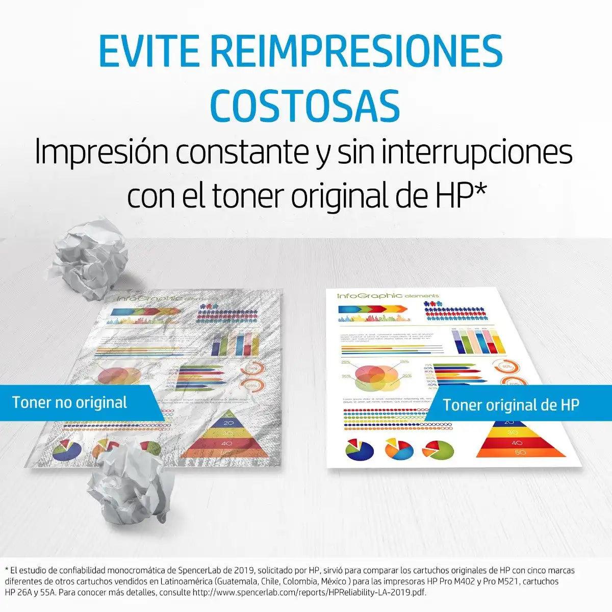 Tóner HP 58A Negro Original LaserJet Pro M404 M428 | CF258A