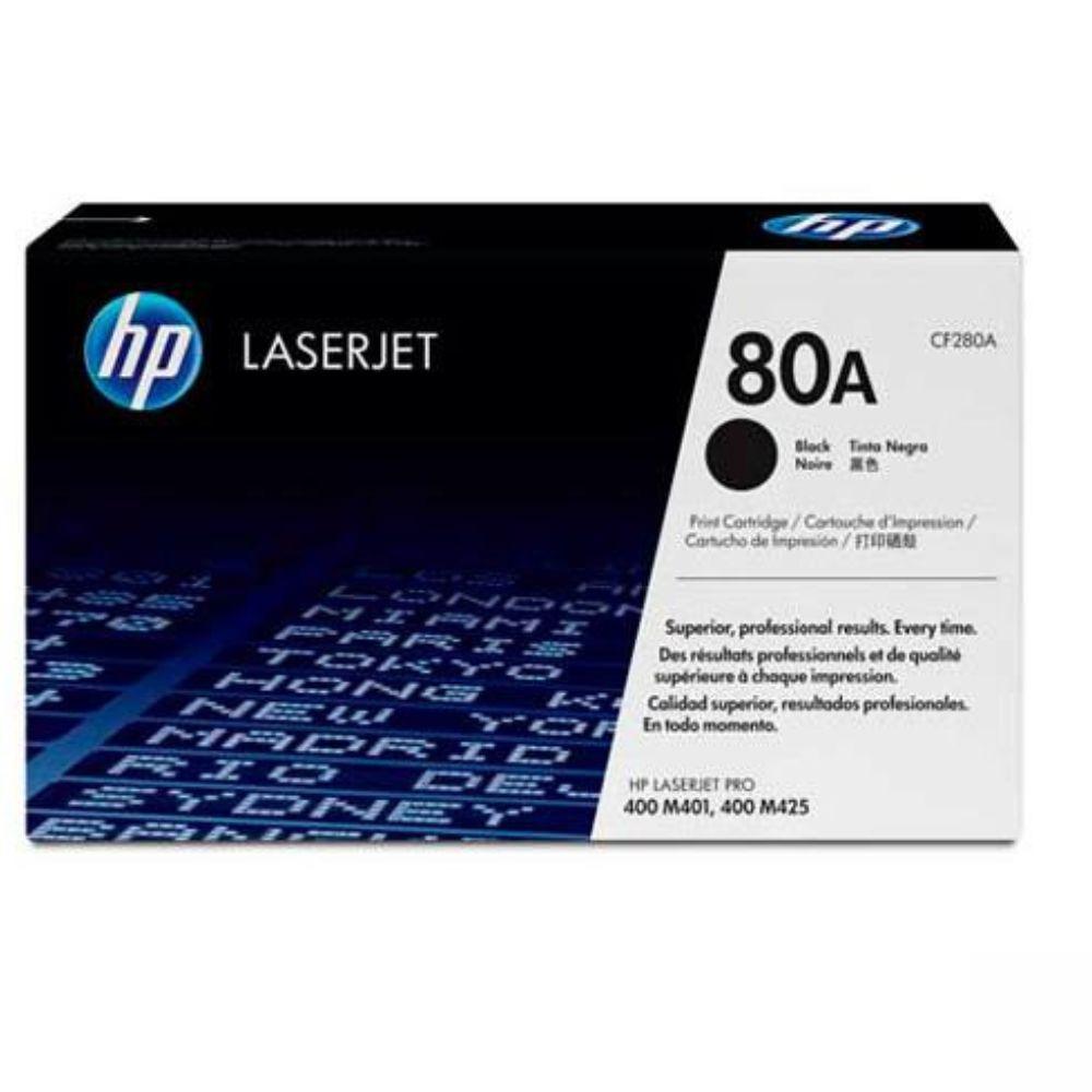 Tóner Original HP 80A Negro (CF280A) | 2,700 Pág | LaserJet Pro 400